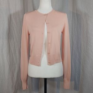 Zara blush lightweight knit cardigan, S, EUC